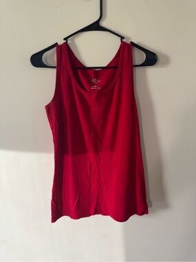 St. John’s Bay Tank Top Bundle Size Medium | Red & Coral Sleeveless Tops